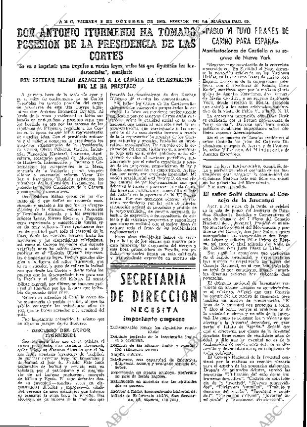 ABC MADRID 08-10-1965 página 65