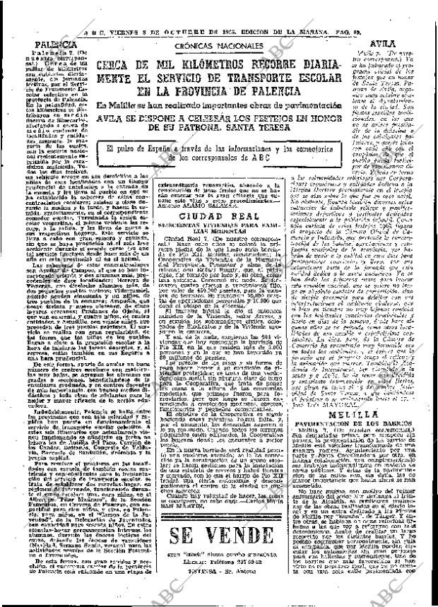 ABC MADRID 08-10-1965 página 69