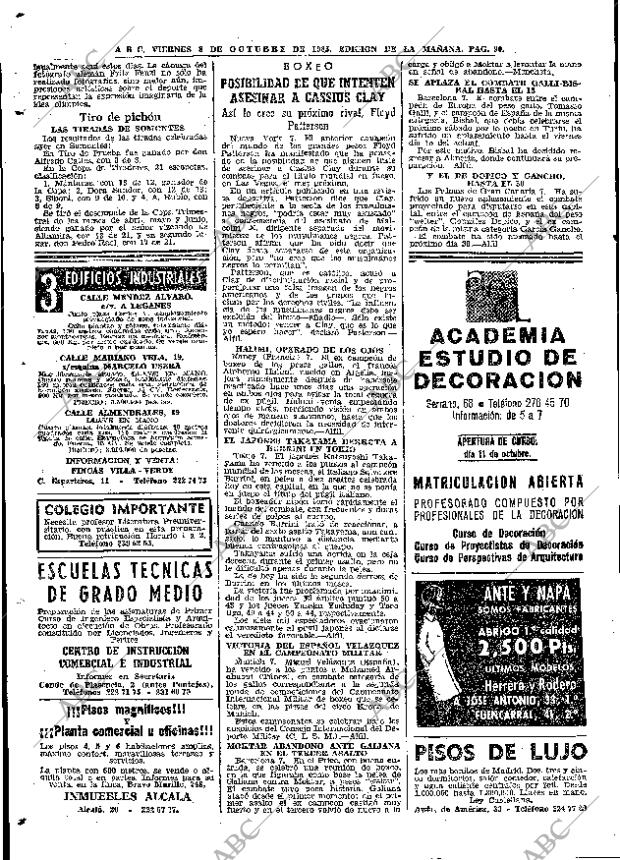 ABC MADRID 08-10-1965 página 90