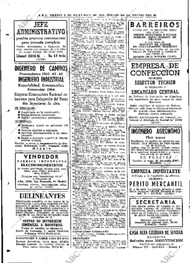 ABC MADRID 08-10-1965 página 96