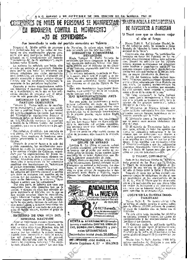 ABC MADRID 09-10-1965 página 61