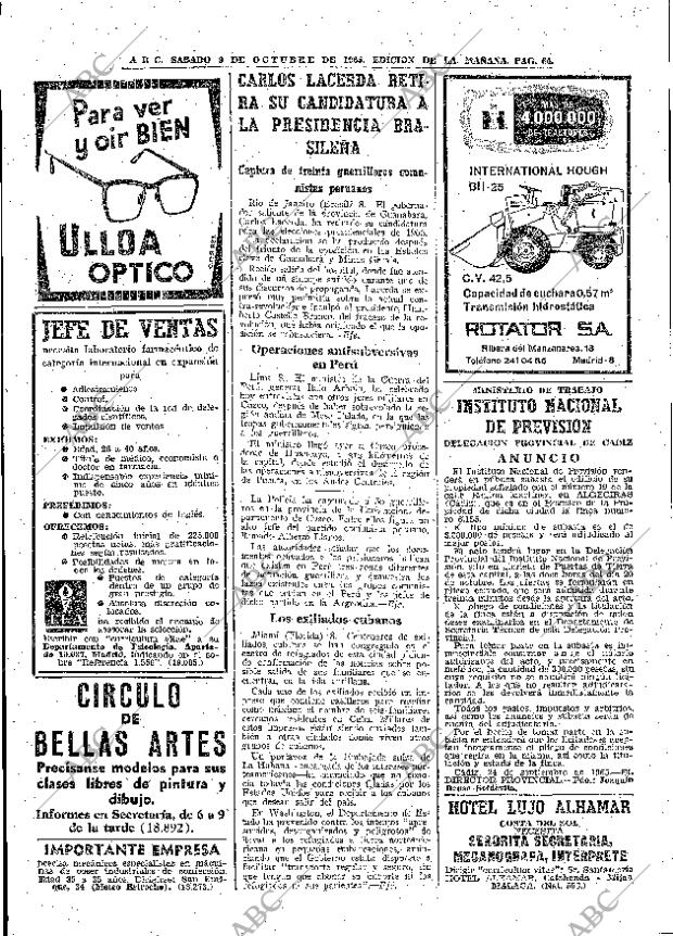 ABC MADRID 09-10-1965 página 64