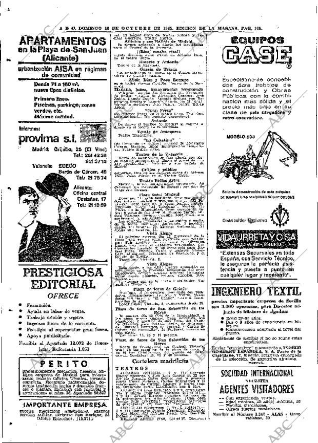 ABC MADRID 10-10-1965 página 108