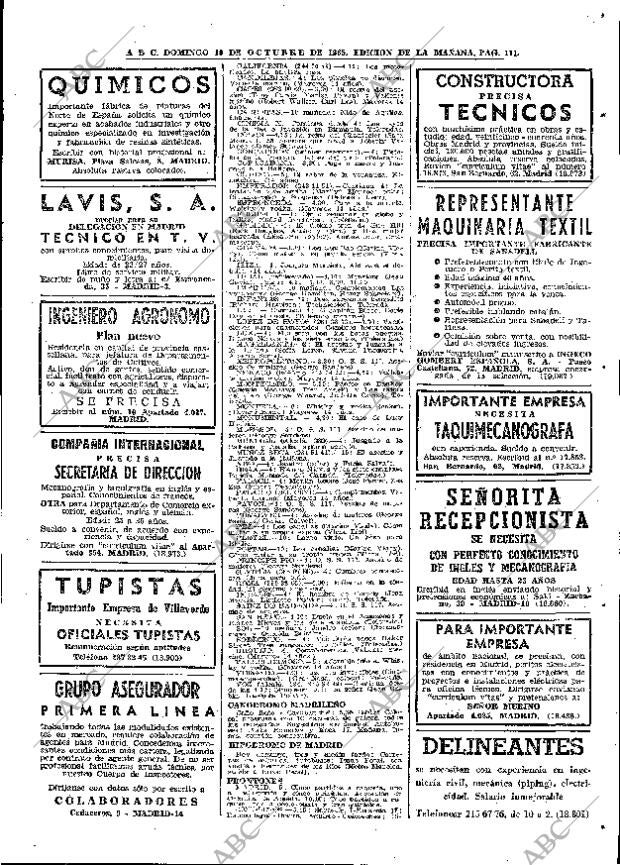 ABC MADRID 10-10-1965 página 111