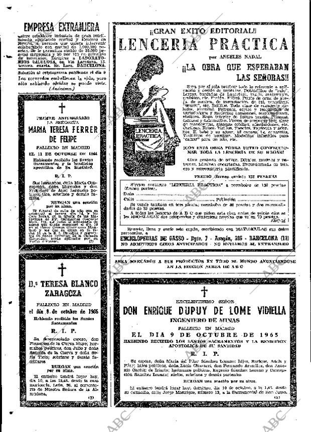 ABC MADRID 10-10-1965 página 126
