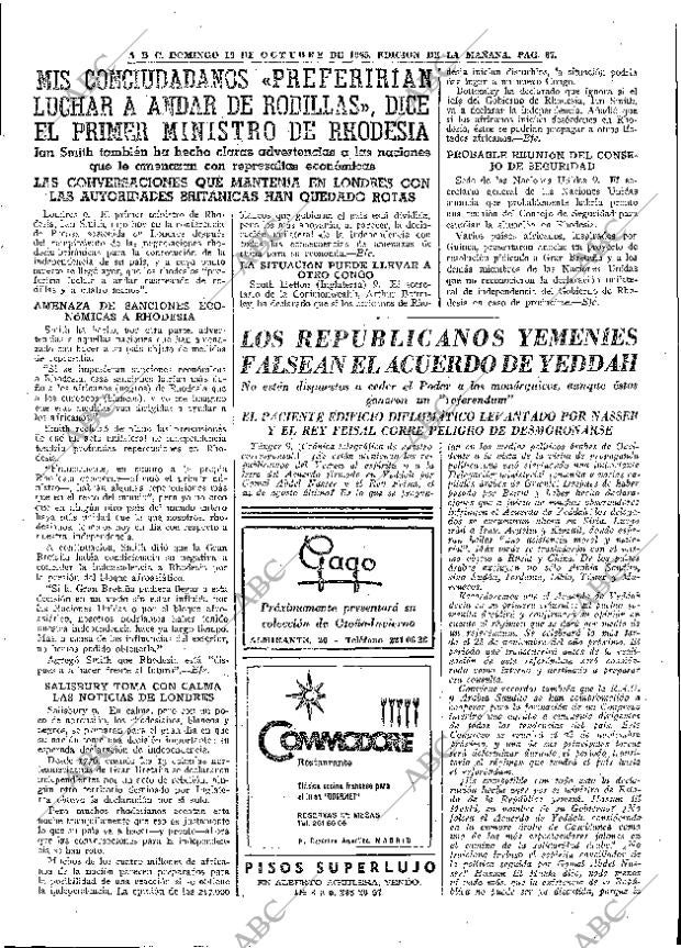 ABC MADRID 10-10-1965 página 67