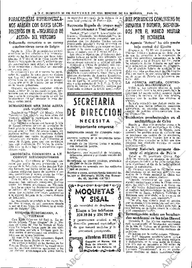 ABC MADRID 10-10-1965 página 71