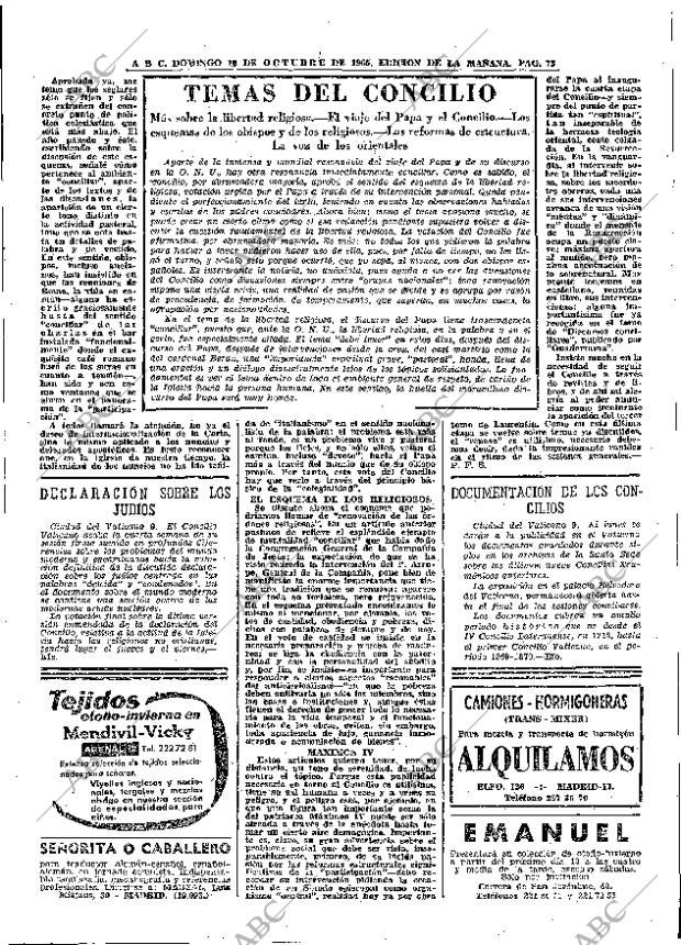 ABC MADRID 10-10-1965 página 73