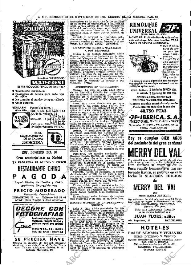 ABC MADRID 10-10-1965 página 80