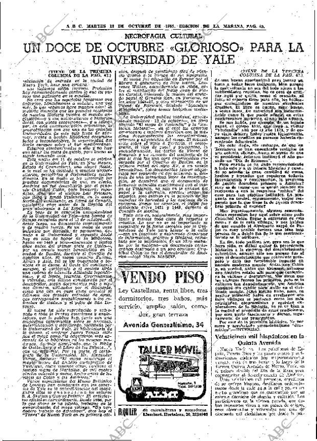 ABC MADRID 12-10-1965 página 49