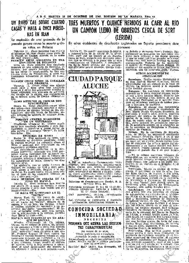 ABC MADRID 12-10-1965 página 61