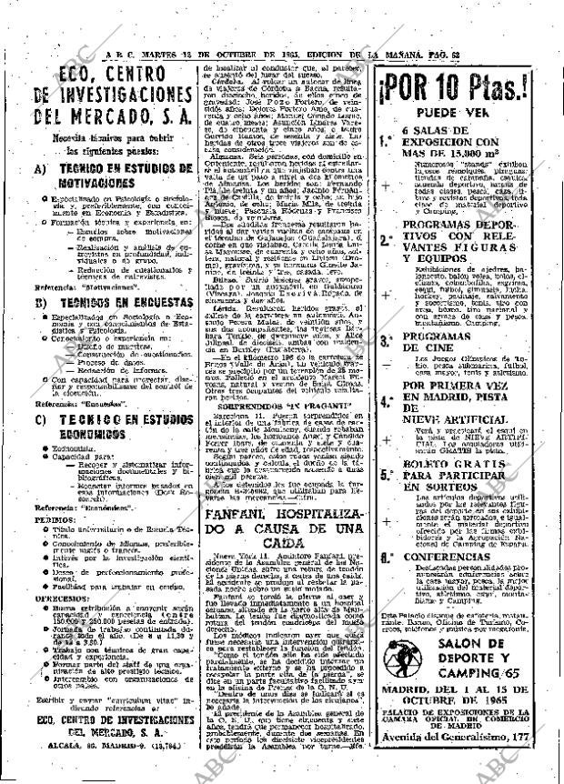 ABC MADRID 12-10-1965 página 62