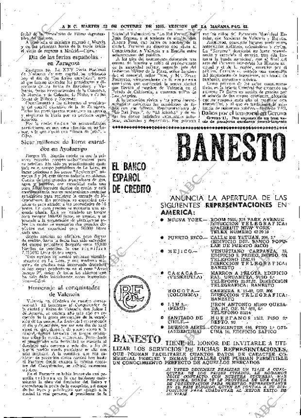 ABC MADRID 12-10-1965 página 65