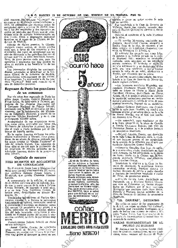 ABC MADRID 12-10-1965 página 70