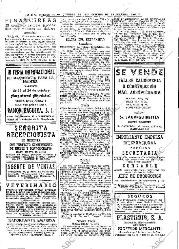 ABC MADRID 12-10-1965 página 72