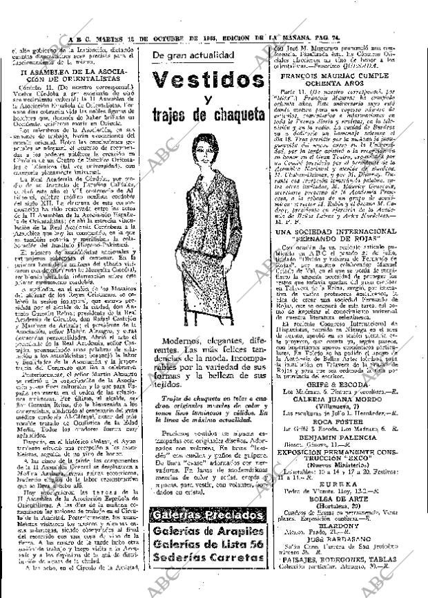 ABC MADRID 12-10-1965 página 74