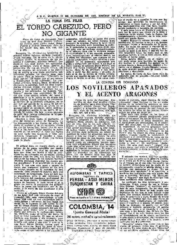 ABC MADRID 12-10-1965 página 77
