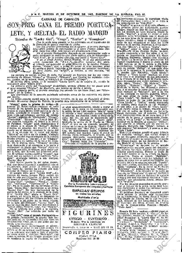 ABC MADRID 12-10-1965 página 87