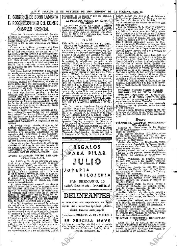 ABC MADRID 12-10-1965 página 89