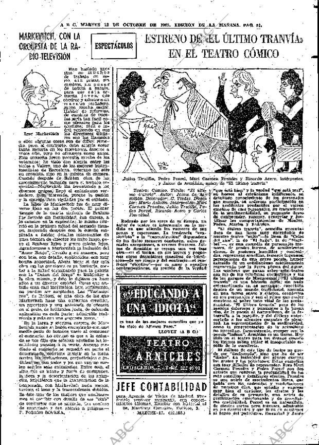 ABC MADRID 12-10-1965 página 91