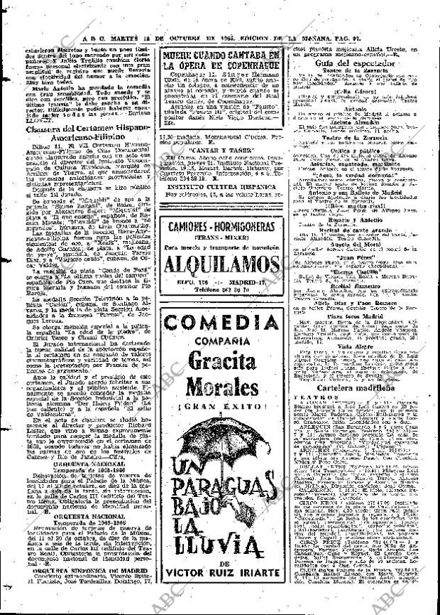 ABC MADRID 12-10-1965 página 92