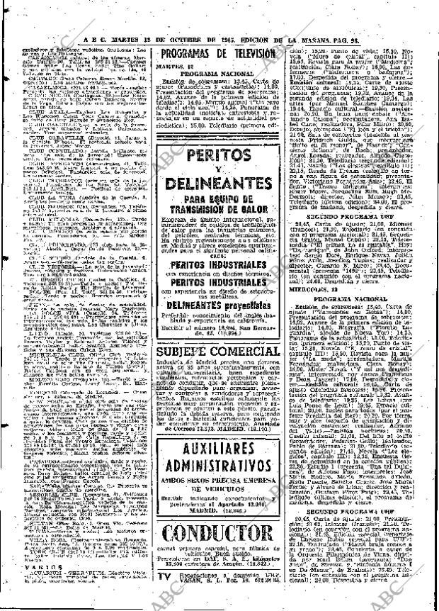 ABC MADRID 12-10-1965 página 96