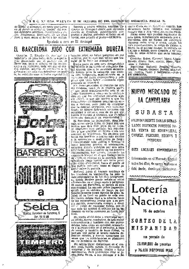 ABC SEVILLA 12-10-1965 página 60