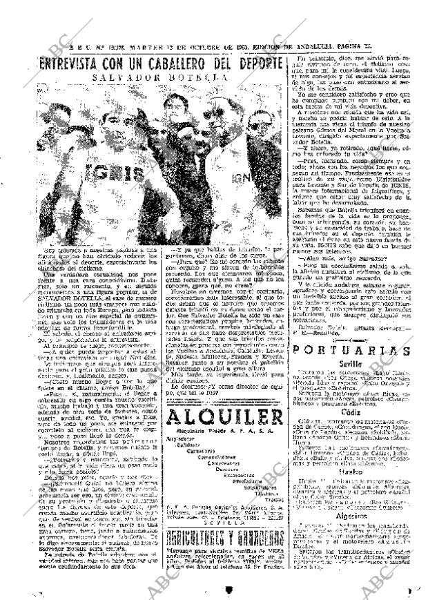 ABC SEVILLA 12-10-1965 página 73