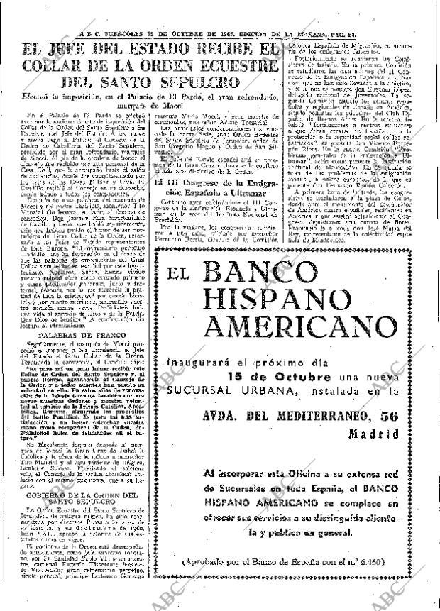 ABC MADRID 13-10-1965 página 53