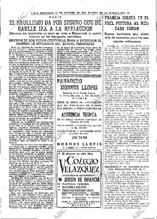 ABC MADRID 13-10-1965 página 55