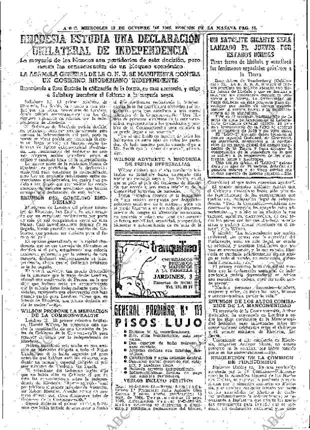 ABC MADRID 13-10-1965 página 57