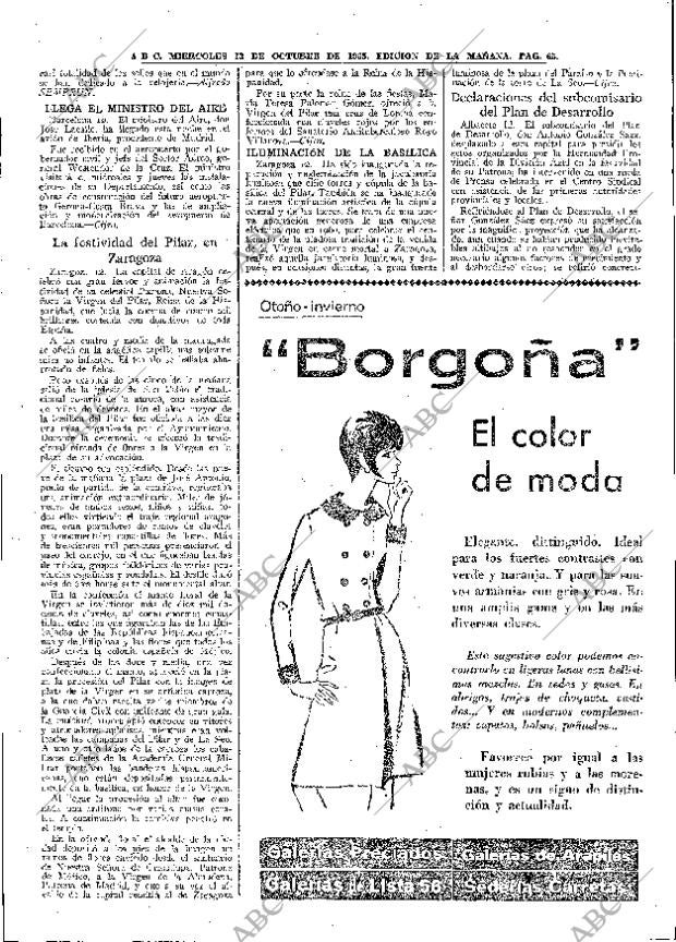 ABC MADRID 13-10-1965 página 65