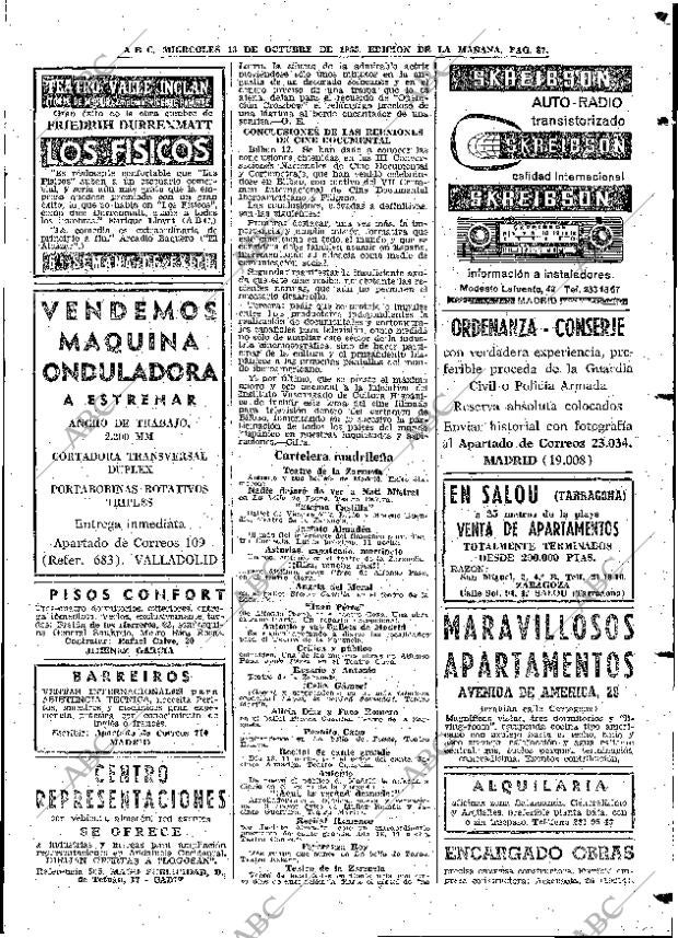 ABC MADRID 13-10-1965 página 87