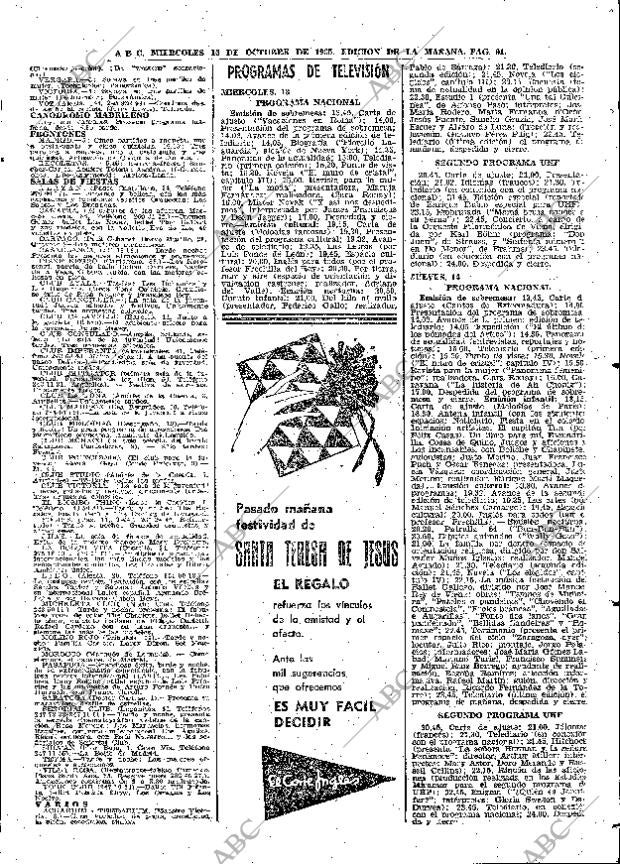 ABC MADRID 13-10-1965 página 91