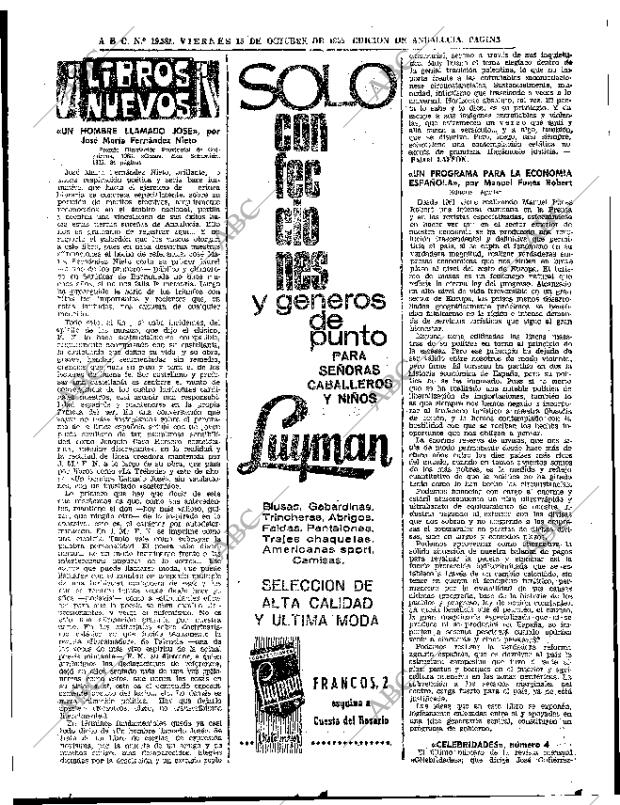 ABC SEVILLA 15-10-1965 página 49
