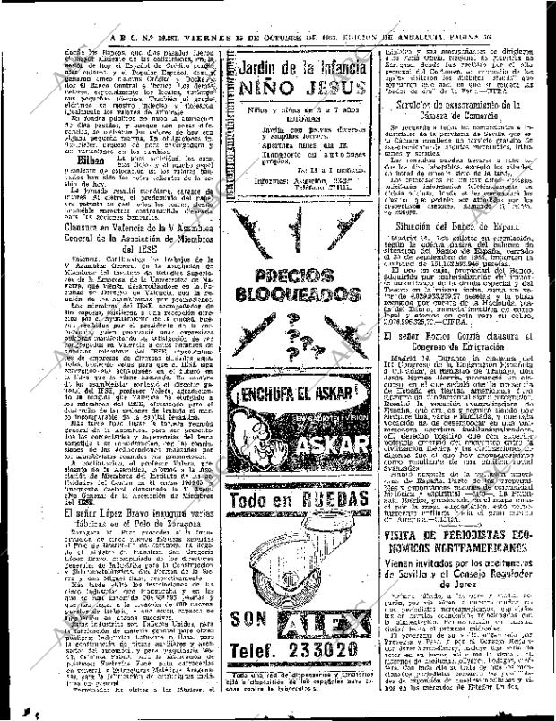ABC SEVILLA 15-10-1965 página 56