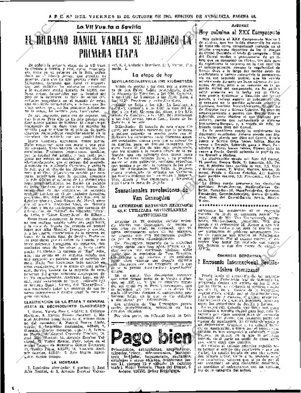 ABC SEVILLA 15-10-1965 página 68