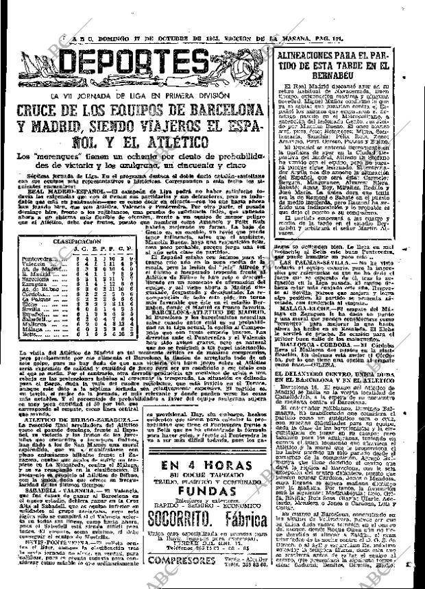 ABC MADRID 17-10-1965 página 101