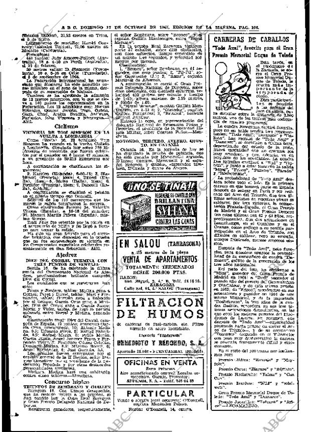 ABC MADRID 17-10-1965 página 106