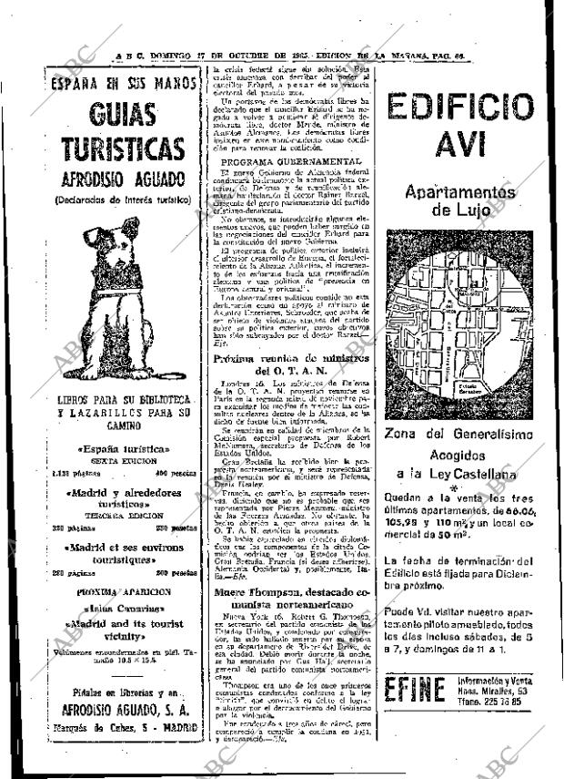 ABC MADRID 17-10-1965 página 66