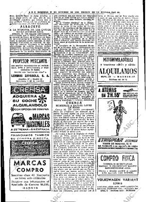 ABC MADRID 17-10-1965 página 84