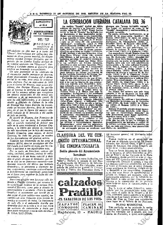 ABC MADRID 17-10-1965 página 85