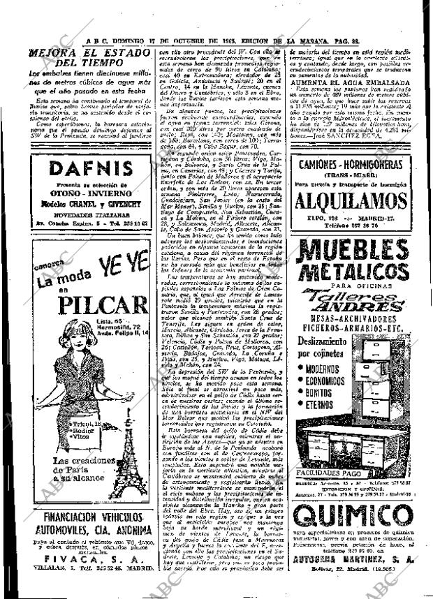 ABC MADRID 17-10-1965 página 88
