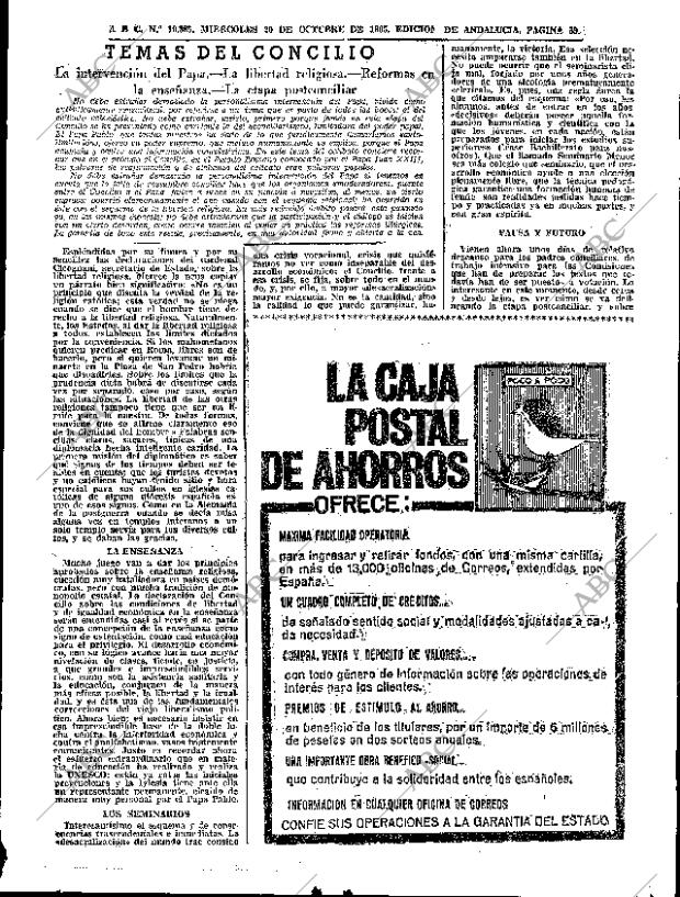 ABC SEVILLA 20-10-1965 página 39