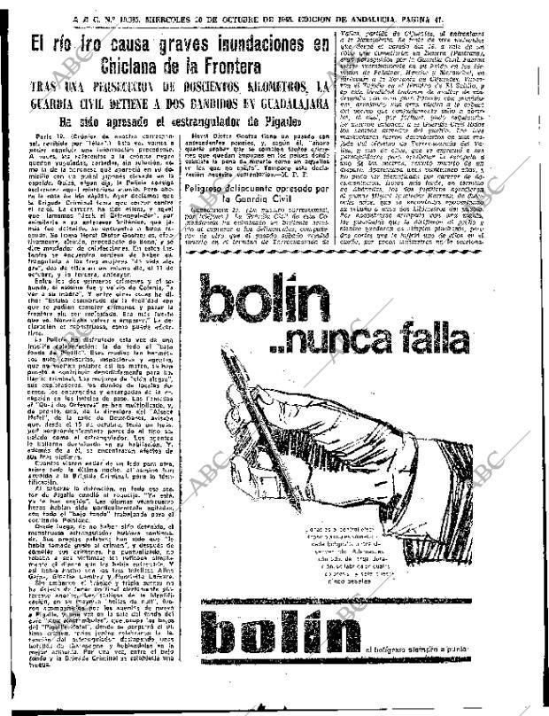 ABC SEVILLA 20-10-1965 página 41