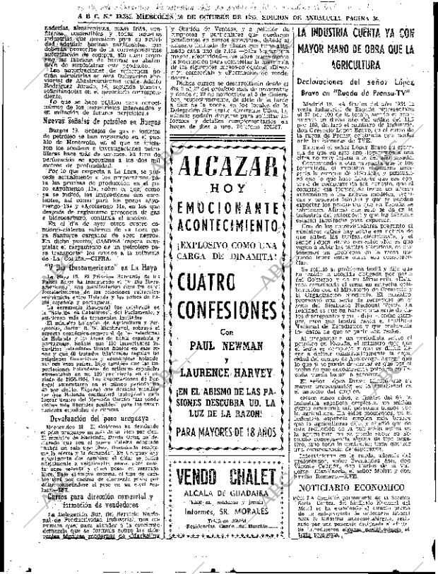 ABC SEVILLA 20-10-1965 página 50