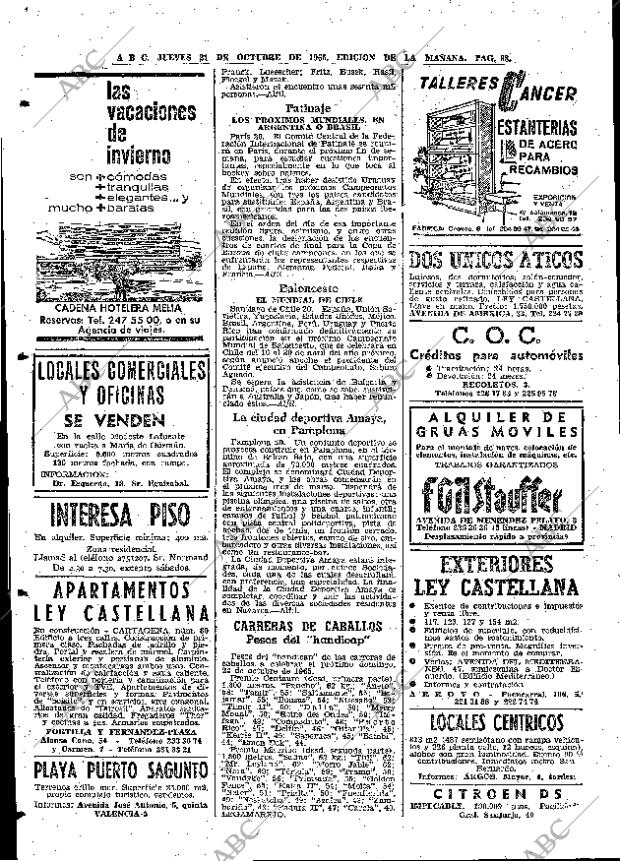 ABC MADRID 21-10-1965 página 88