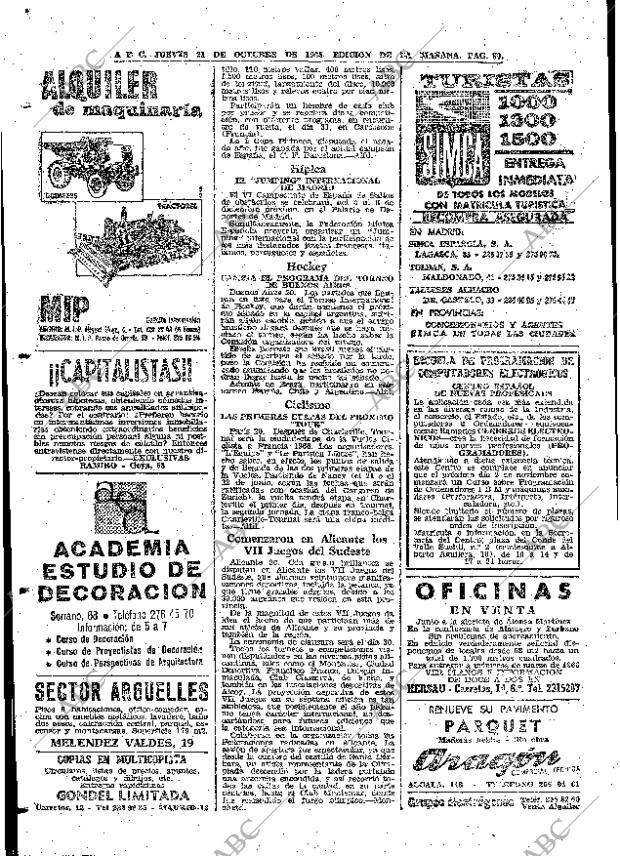 ABC MADRID 21-10-1965 página 90