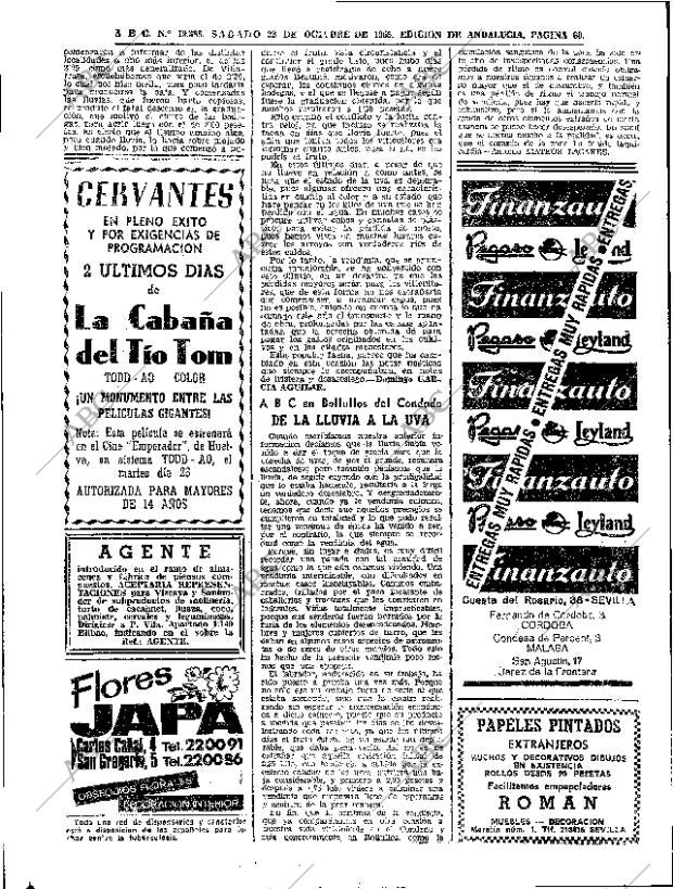 ABC SEVILLA 23-10-1965 página 60