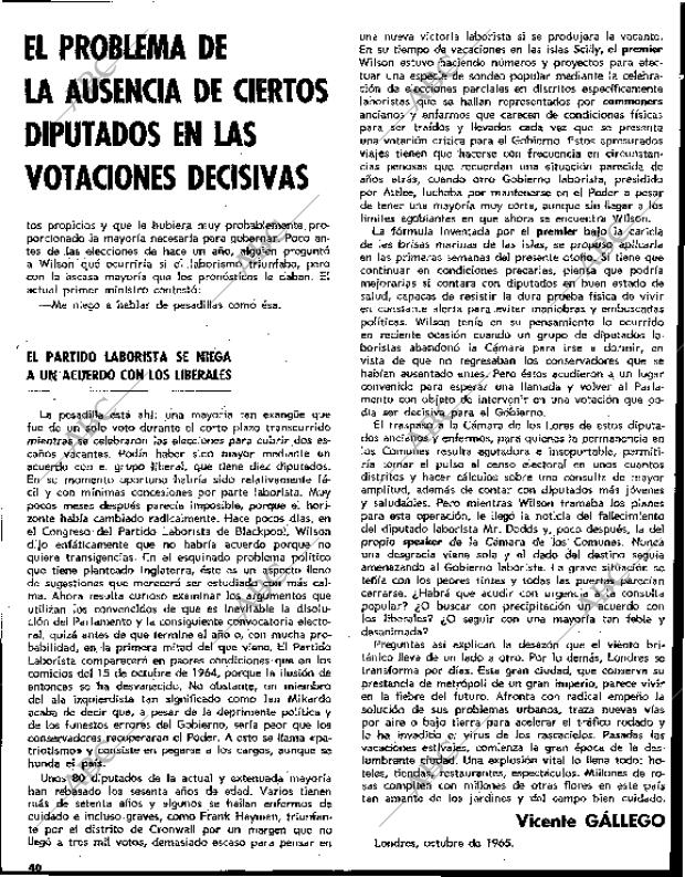 BLANCO Y NEGRO MADRID 23-10-1965 página 40